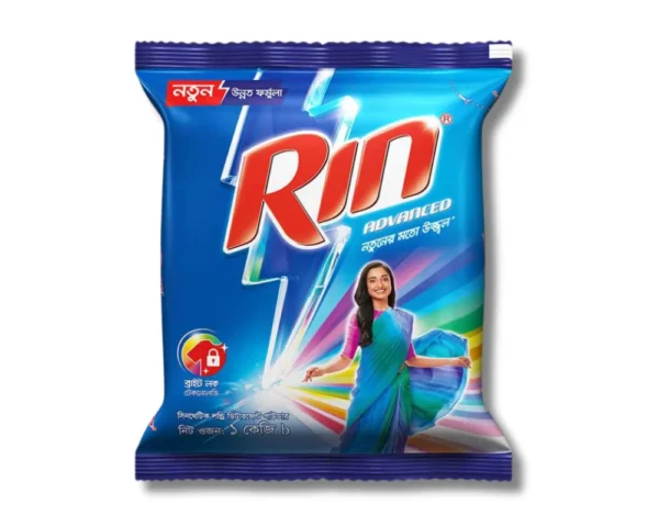 Rin Power Bright Advanced Detergent Powder 1kg