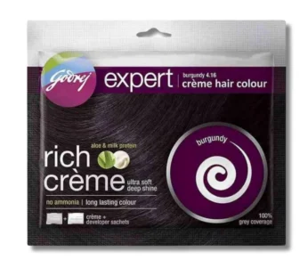 Godrej Expert Creme Hair Color Burgundy 20gm+20ml