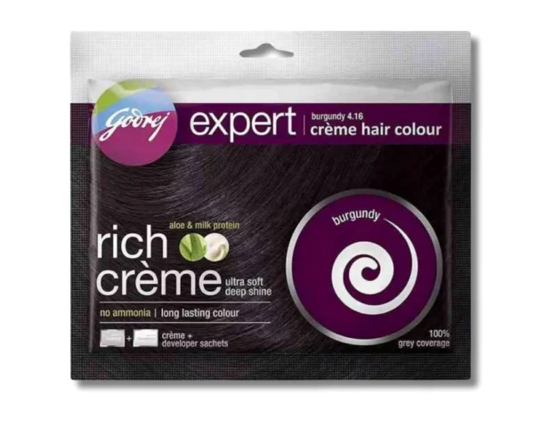 Godrej Expert Creme Hair Color Burgundy 20gm+20ml