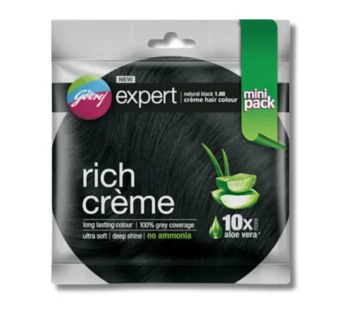 Godrej Extra Rich Creme Natural Black Aloe Vera 12gm+12ml