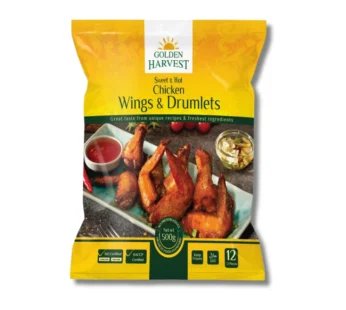 Golden Harvest Sweet & Hot Chicken Wings and Drumlets 500gm