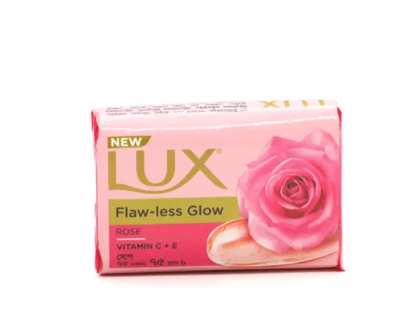 Lux Flaw Less Glow Rose Soap 75gm