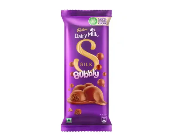 Cadbury Dairy Milk Silk Bubbly 120gm