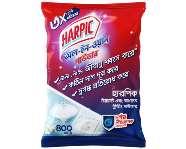 Harpic All-in-One Toilet and Bathroom Cleaning Powder 400gm