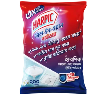 Harpic All-in-One Toilet and Bathroom Cleaning Powder 200gm