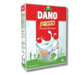 Dano Power Full Cream Milk Powder 1kg (BIB)