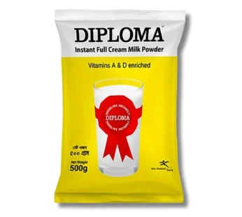 Diploma Instant Full Cream Milk Powder 500gm (Foil Pack)