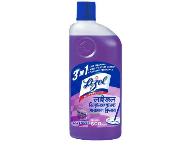 Lizol Disinfectant Floor & Surface Cleaner Lavender 500ml