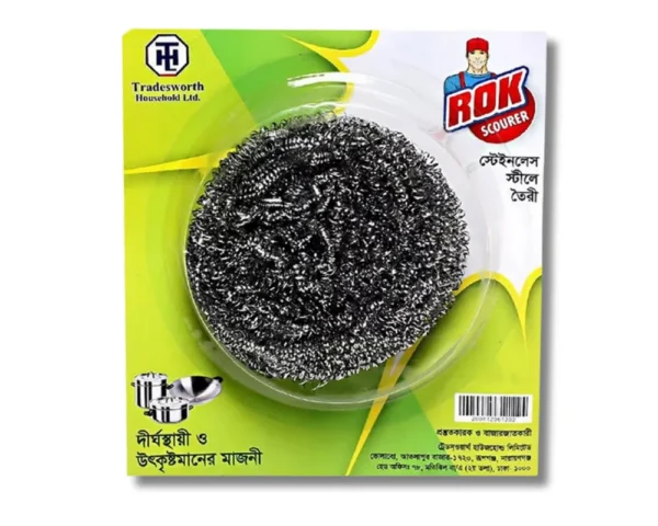 Rok Dish Wash Steel Scourer 1Pcs