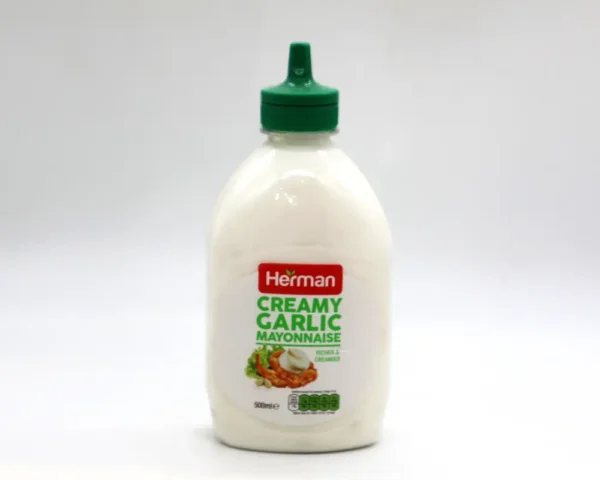 Herman Creamy Garlic Mayonnaise 500ml United Arab Emirates