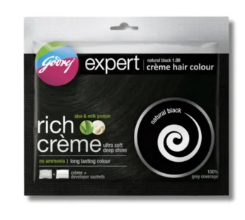 Godrej Expert Crème Hair Colour Natural Black 20gm+20ml