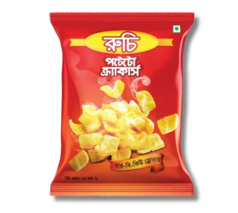 Ruchi Potato Crackers BBQ Chips 25(±)3gm