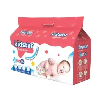 Kidstar Baby Belt Diaper M (6-11 kg) 30 pcs