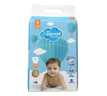 Bashundhara Diapant Baby Diaper S 4-8 kg 42 pcs